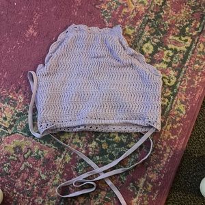 Hollister Crochet Crop Top